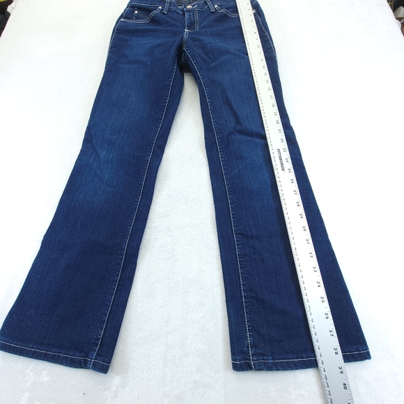 Wrangler Q-BABY Women's Jeans No Gap Waist Band Size 7/8x30 Actual Inseam 27.5" - Picture 4 of 9